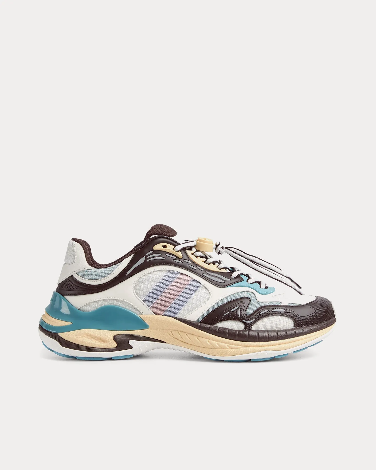 2.0 Mesh & Leather Grey Low Top Sneakers