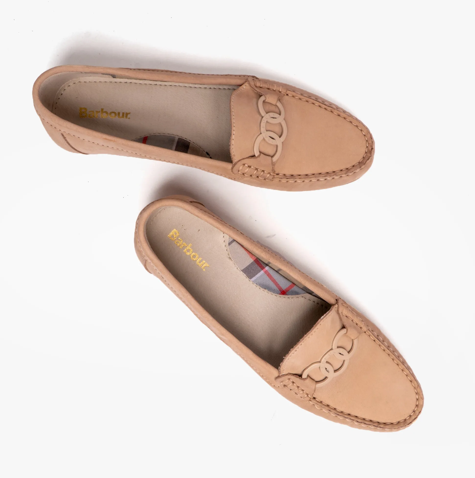 ASTRID Ladies Buckle Loafers Beige