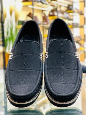 BLACK CHUNKY LOAFERS