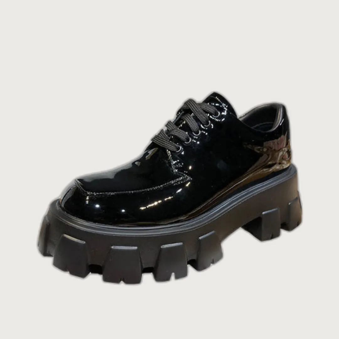 Black Chunky Platform Shoes