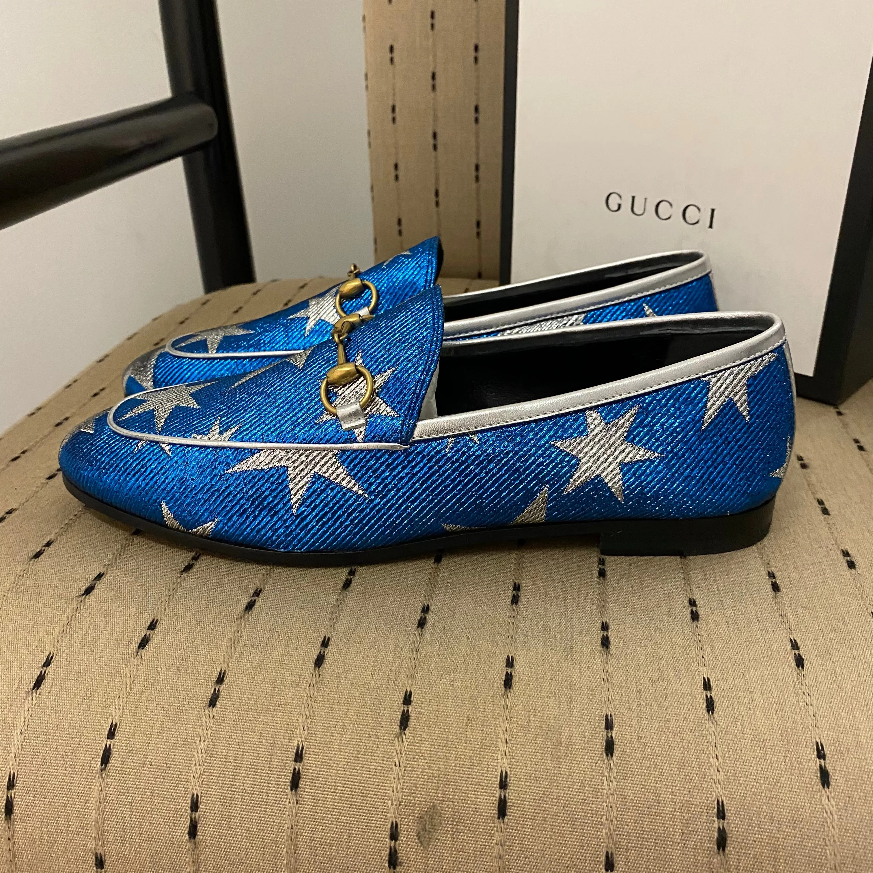 Gucci Star Lurex Jordaan Shoes