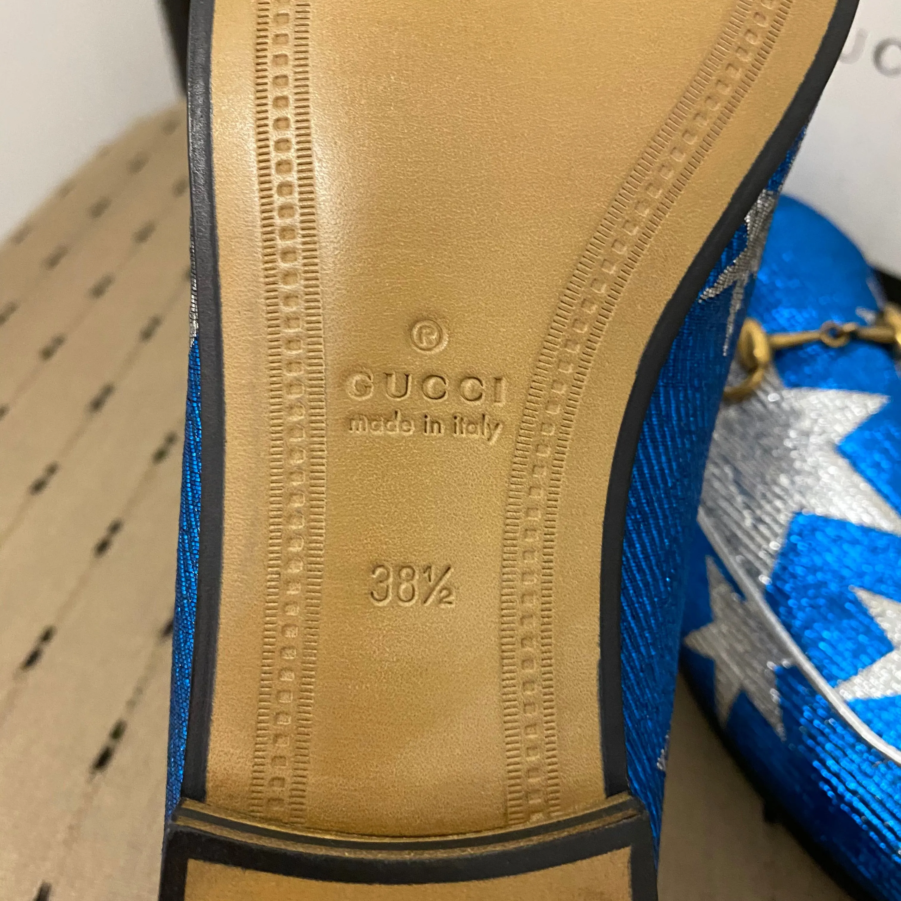 Gucci Star Lurex Jordaan Shoes