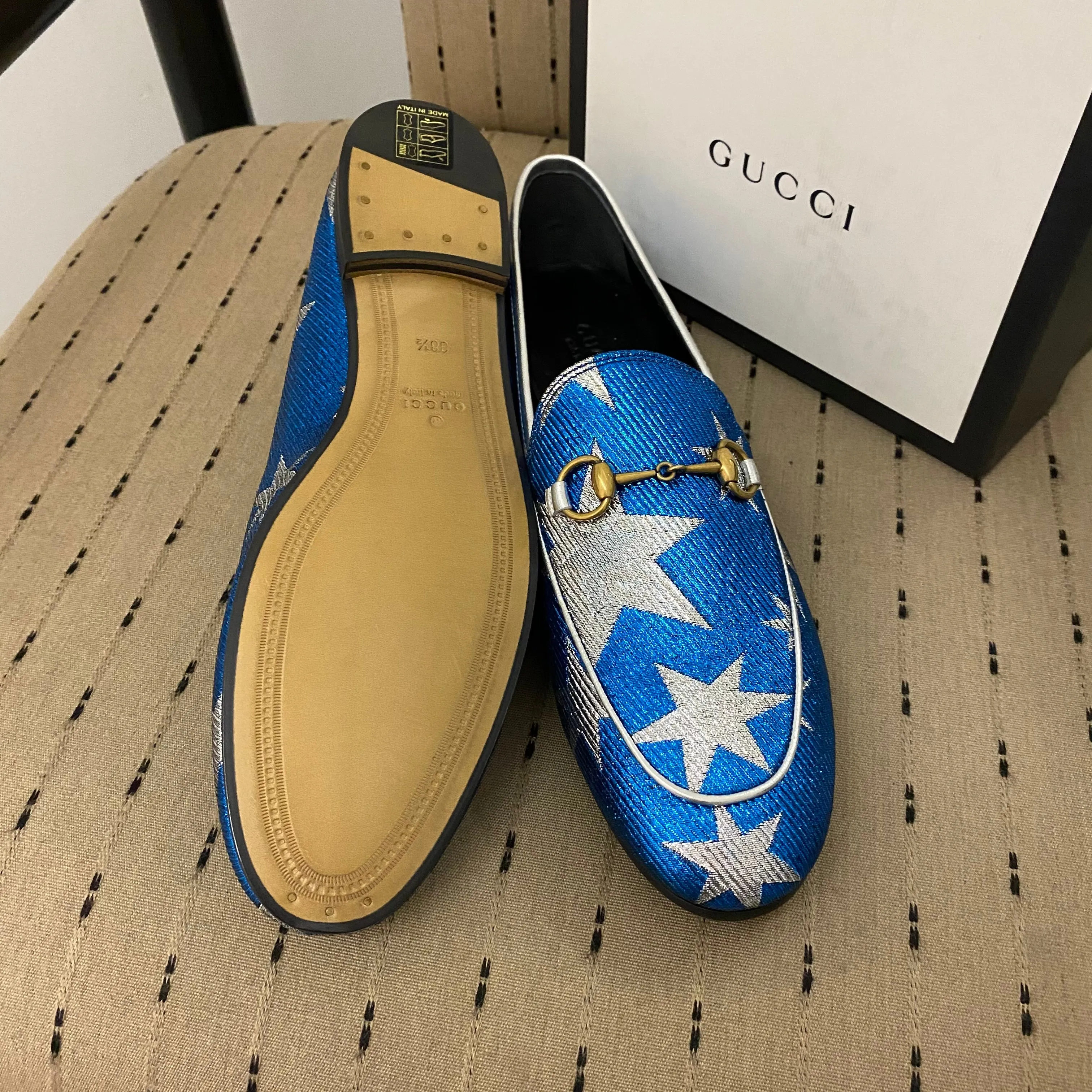 Gucci Star Lurex Jordaan Shoes