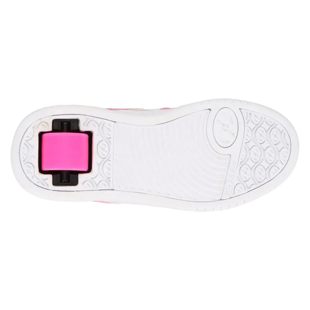 Heelys x Reebok BB 4500 Low Atomic Pink & White