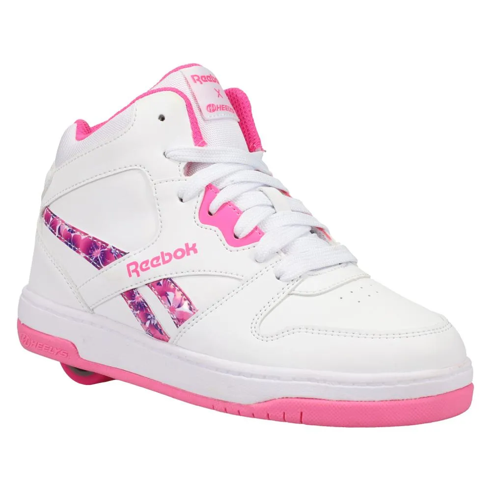 Heelys x Reebok BB 4500 Low White/Atomic Pink