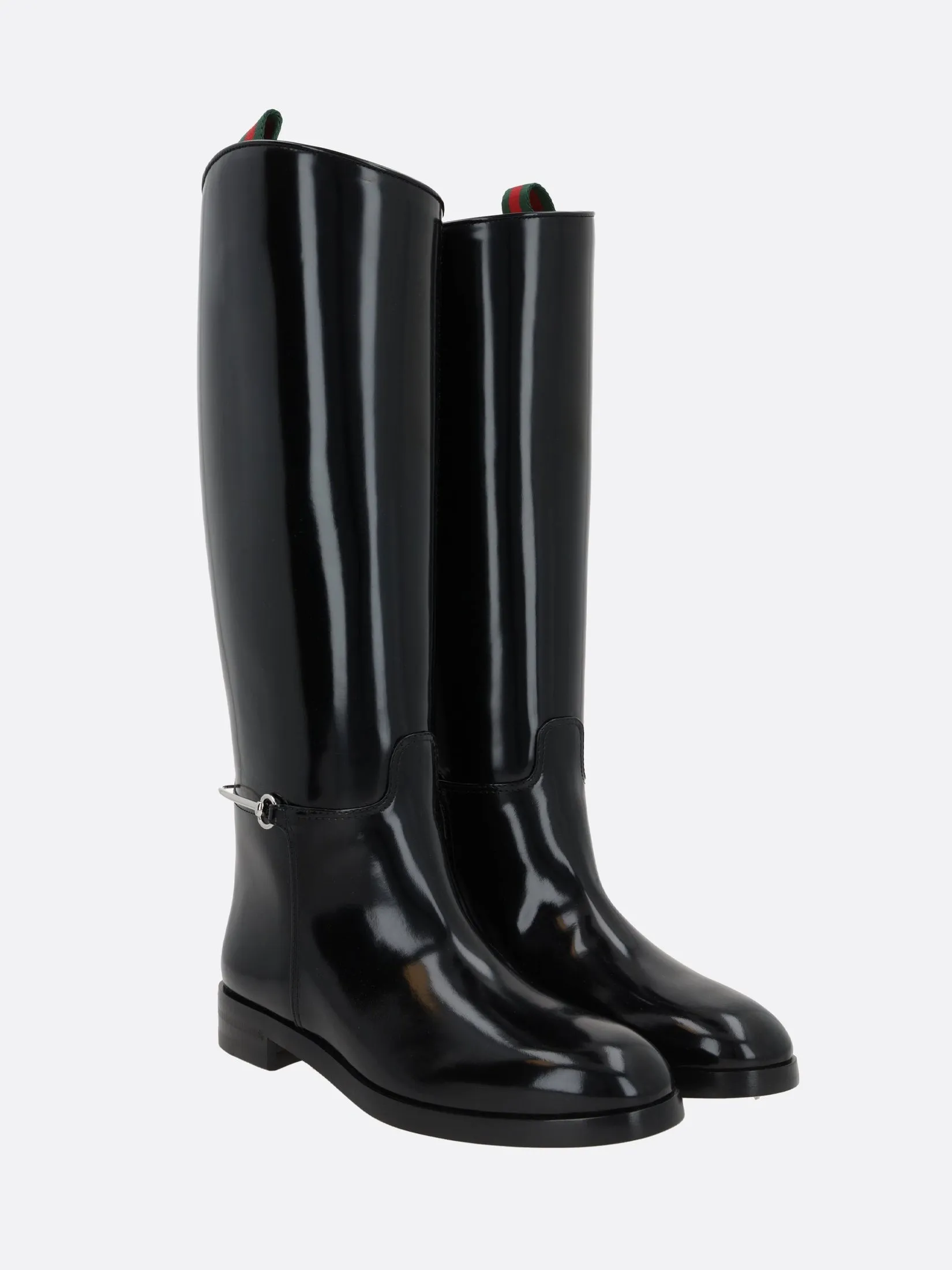 Horsebit Leather Ankle Boots