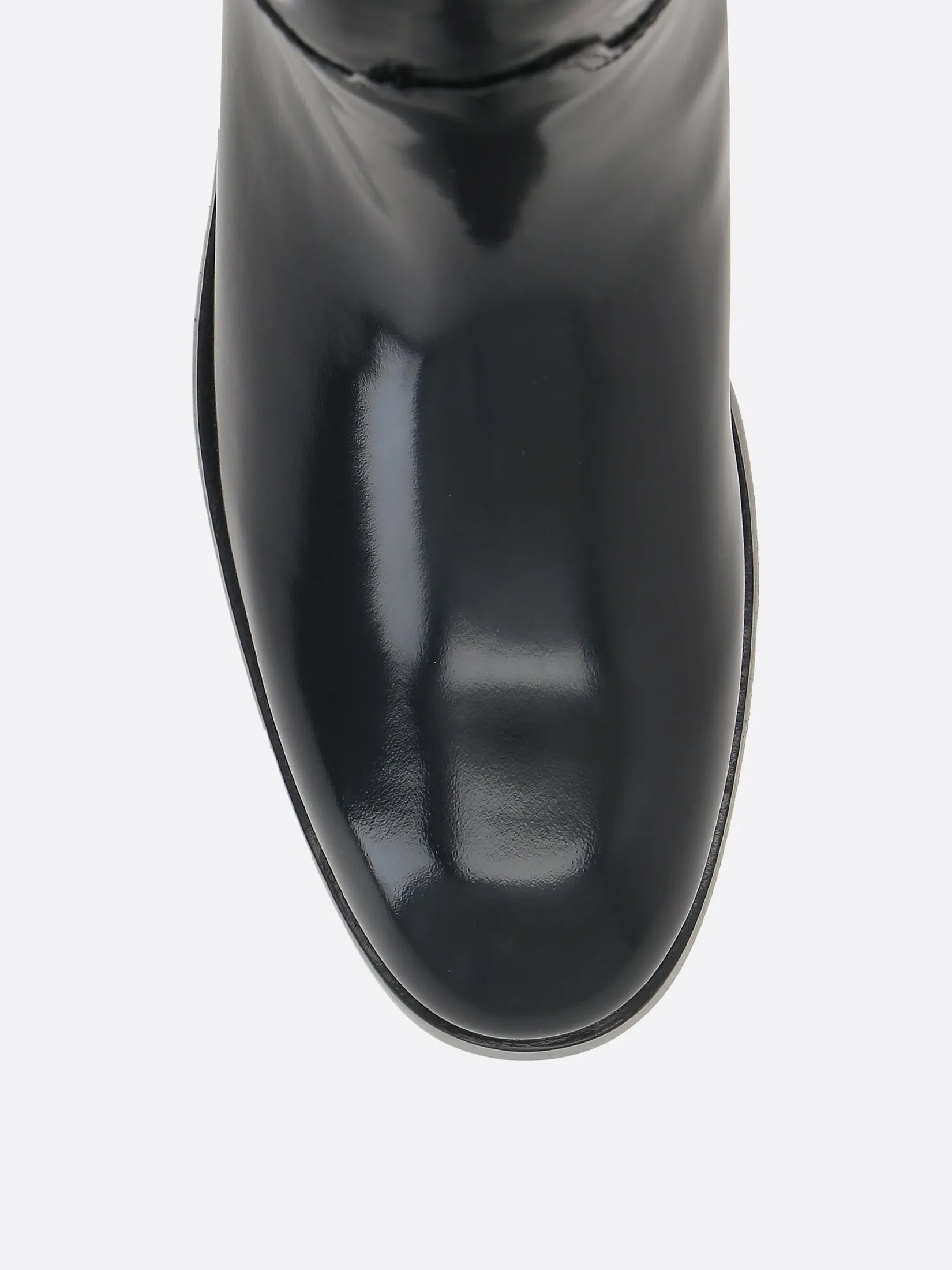 Horsebit Leather Ankle Boots