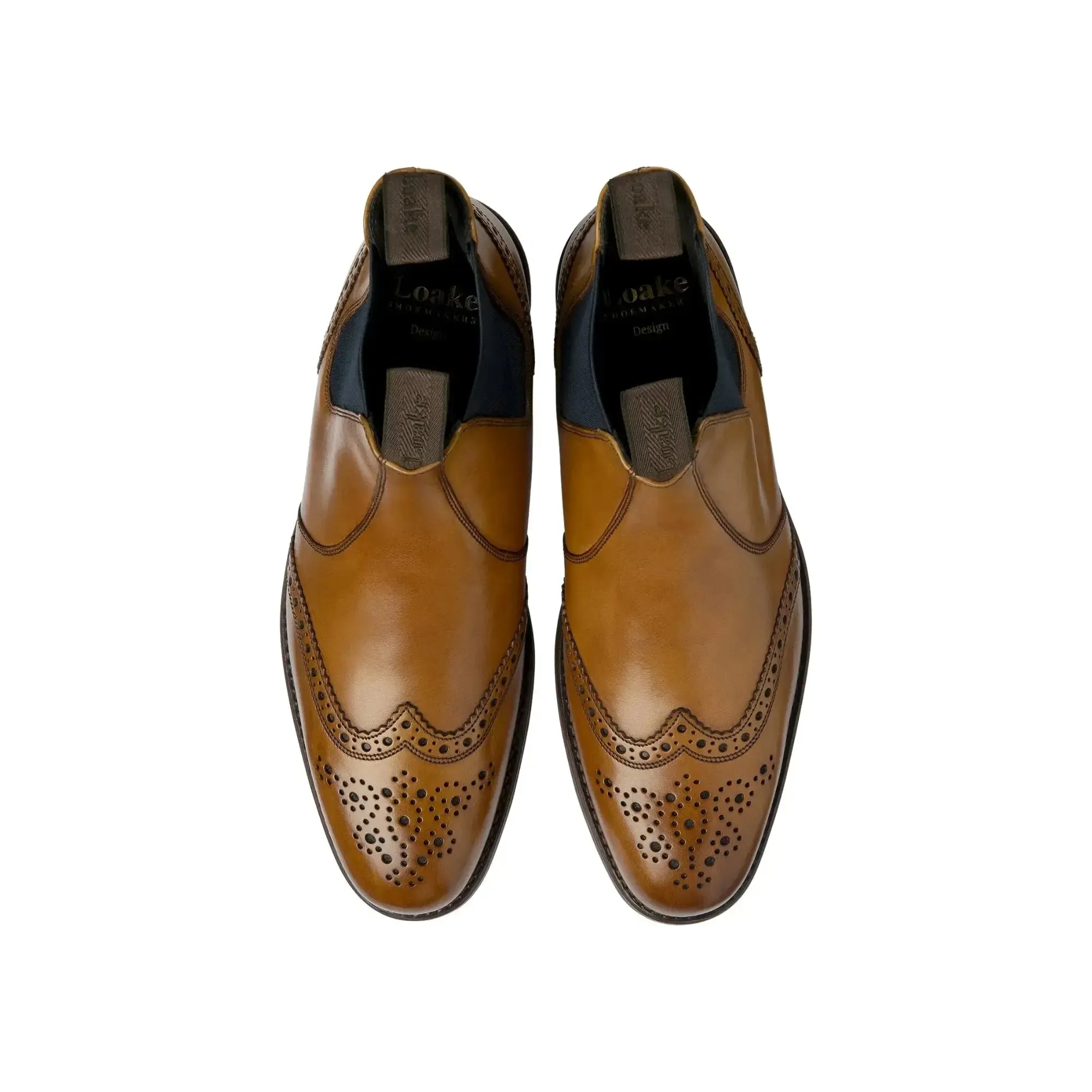 Hoskins Calf Leather Chelsea Boot - Tan