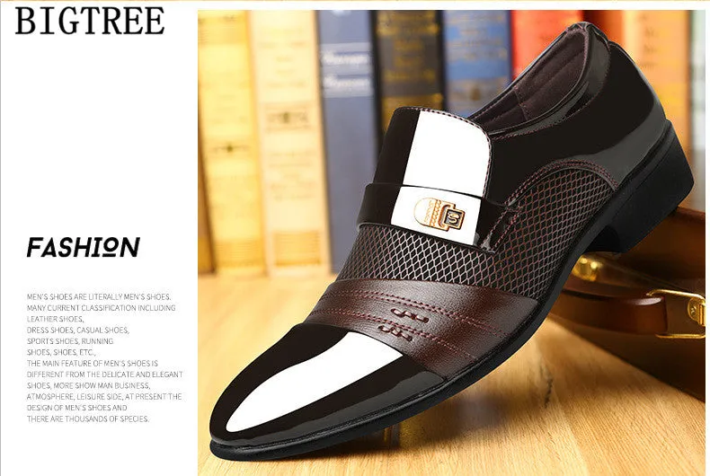 Italian Loafers Men Shoes Wedding Oxford Shoes For Men Formal Shoes