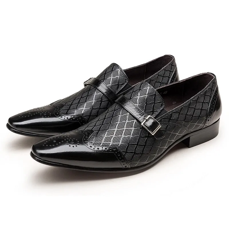 Italy Handmade formal men's Fashion shoes