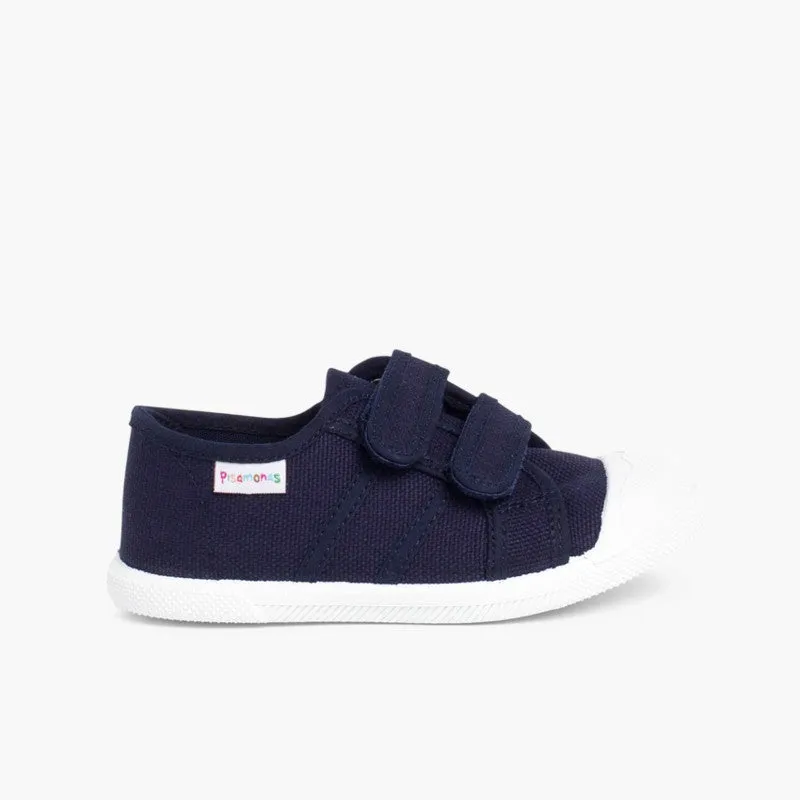 KIDS RIPTAPE CANVAS TRAINERS