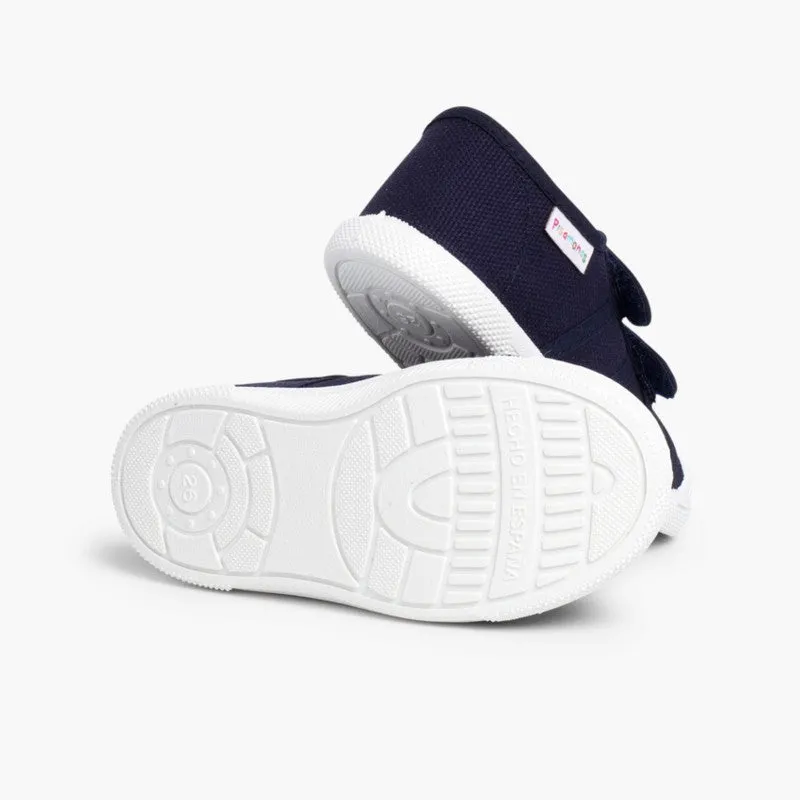KIDS RIPTAPE CANVAS TRAINERS