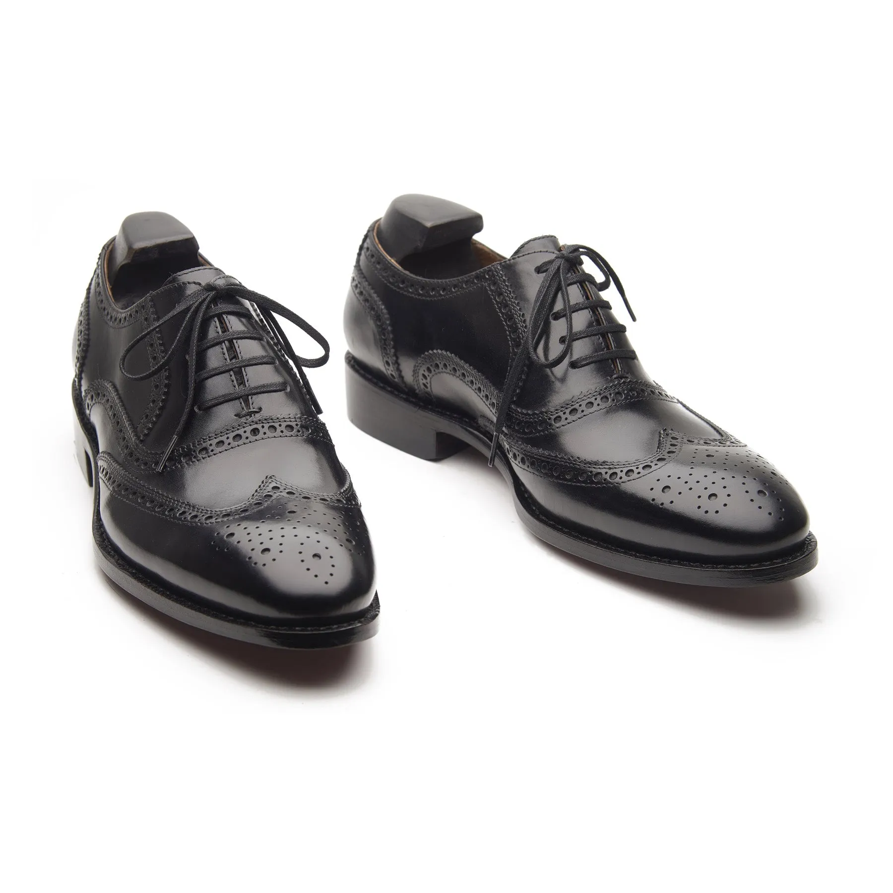 Marcell, Full Brogue Oxford - Black Box Calf | Classics
