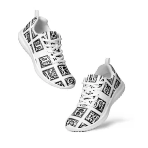 Men’s athletic shoes in the colors of nature - Black and White Warbler