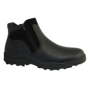 Mountain Ridge Men's Grip Side-Zip Winter Boots