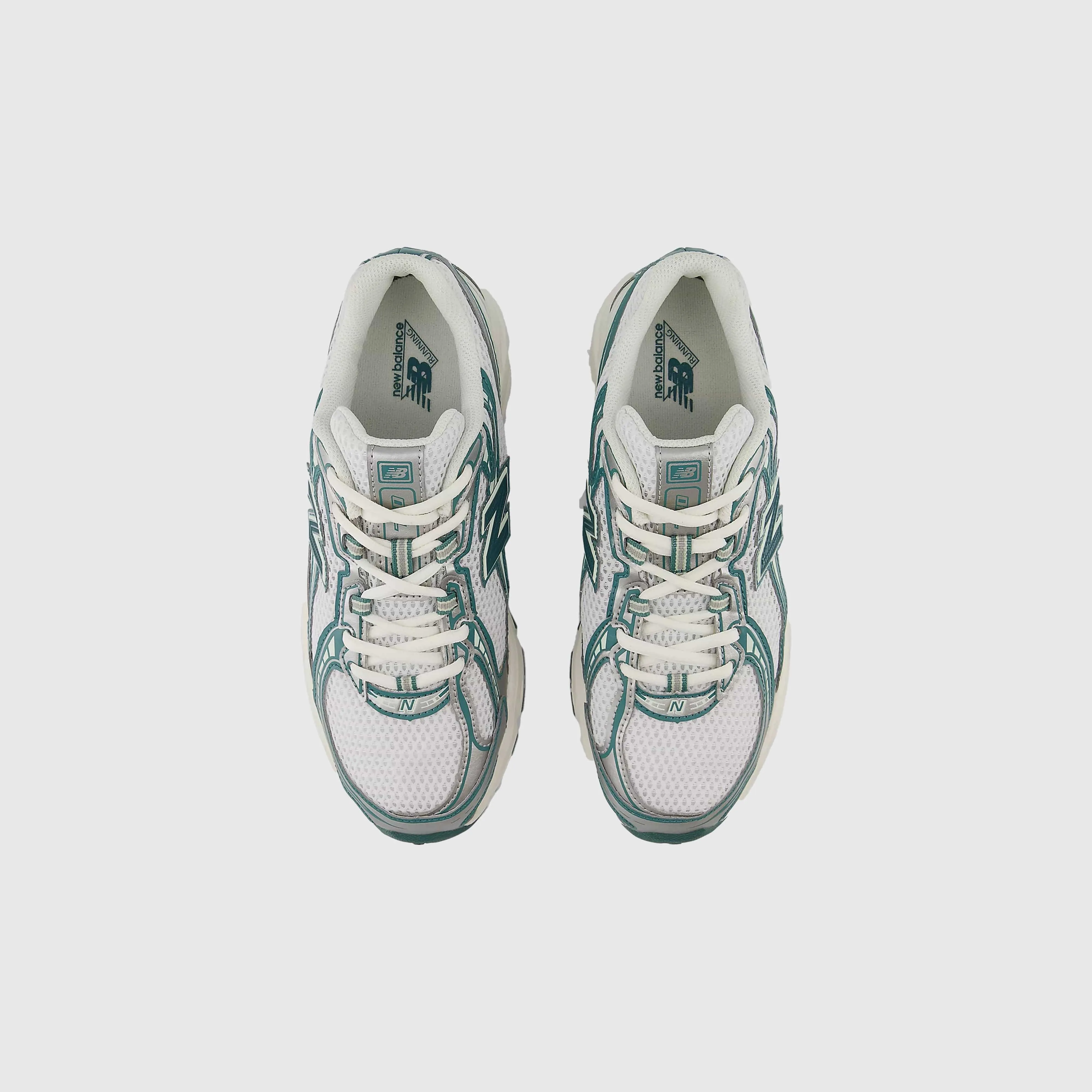 New Balance 740 - White / Marsh Green