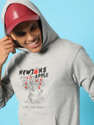 Newton'S Apple Hoodie With Kangaroo Pocket