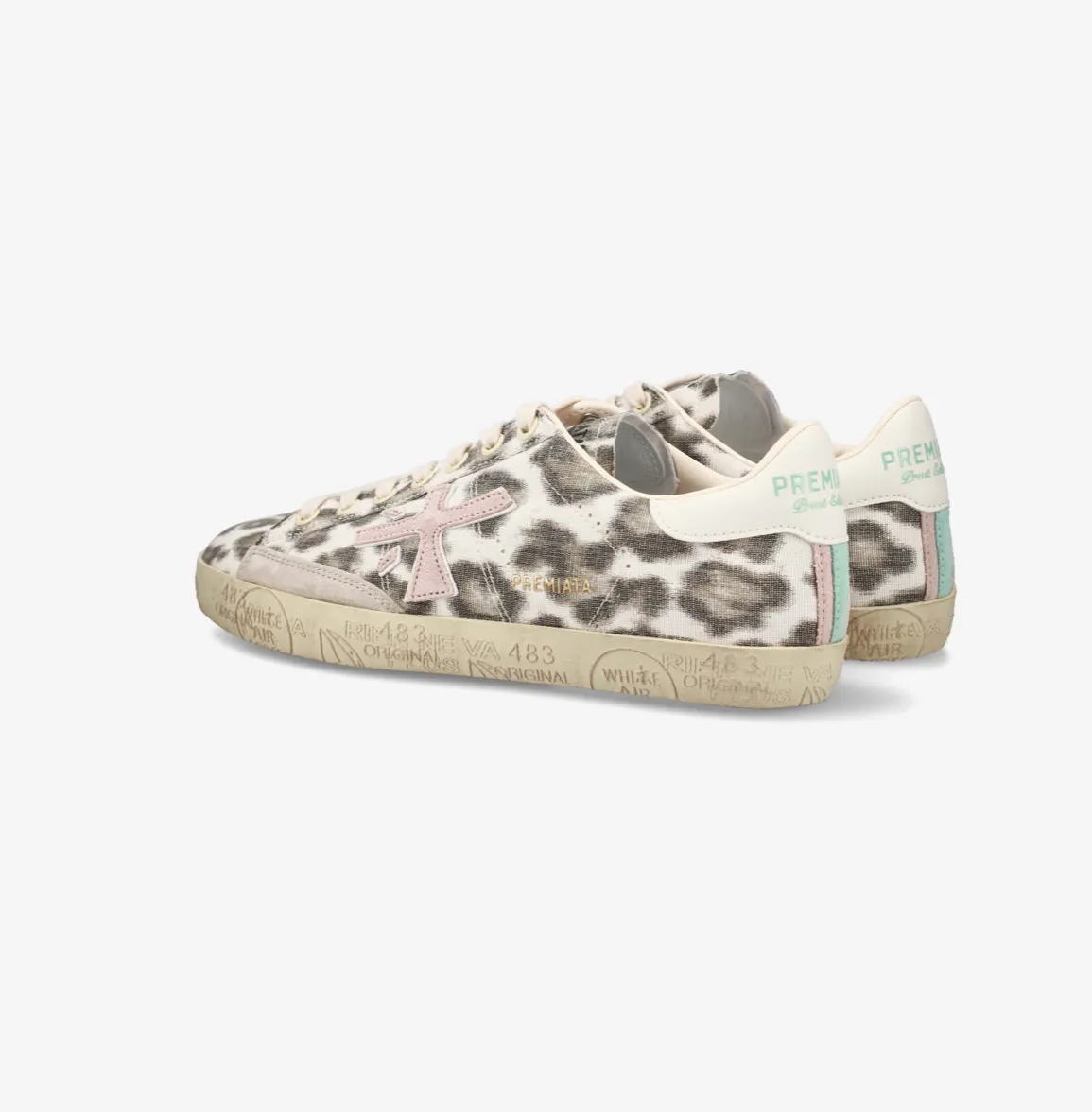 'Premiata' Steven D Cheetah Sneaker