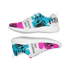 " WHITE HARMONIOUS GRAFFITI” Women’s Sneakers