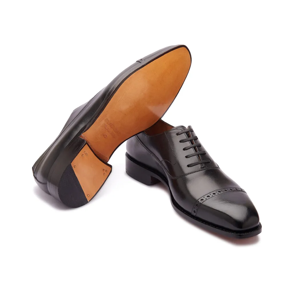 Richie, Quarter Brogue Balmoral - Black | Hand Welted | Classics Collection