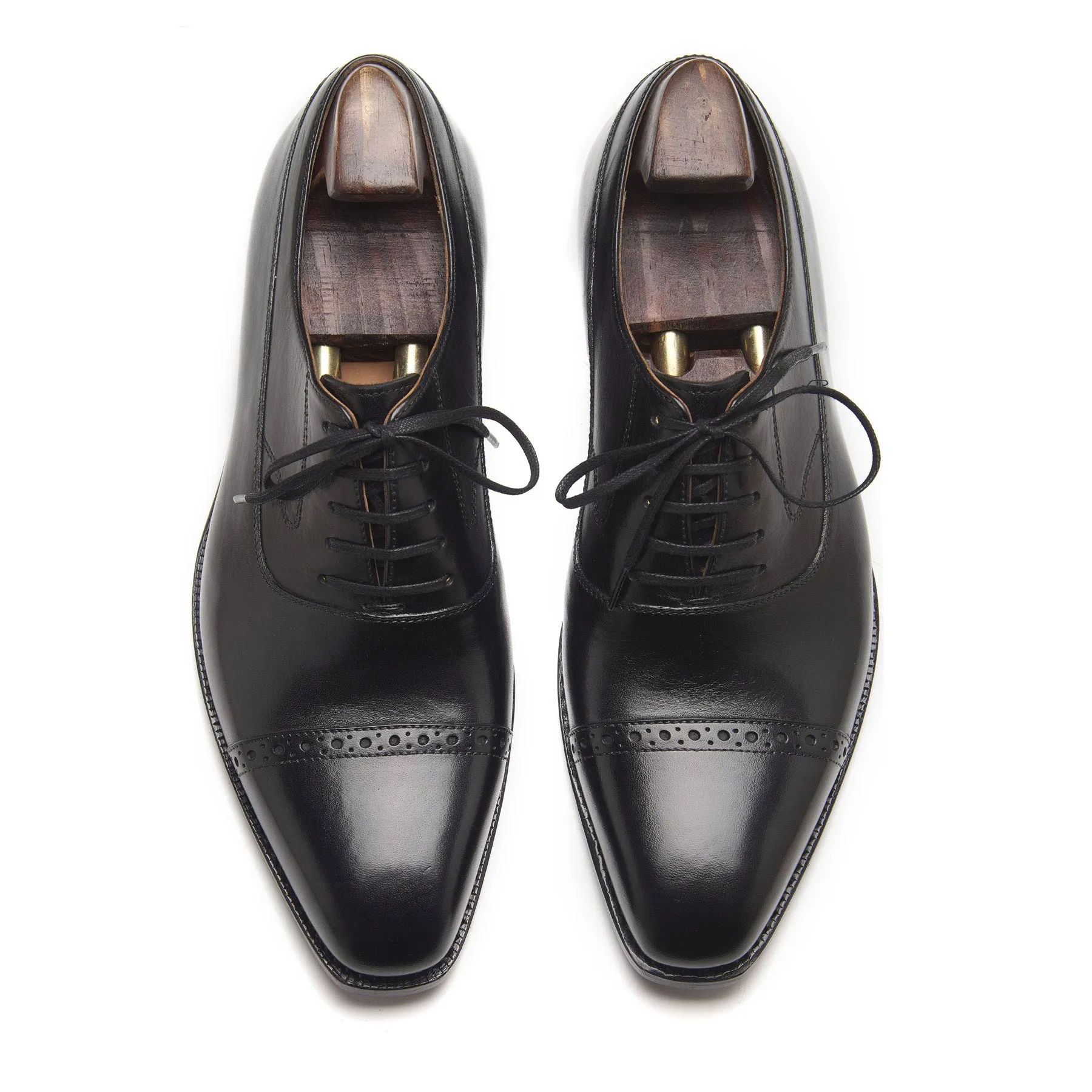 Richie, Quarter Brogue Balmoral - Black | Hand Welted | Classics Collection