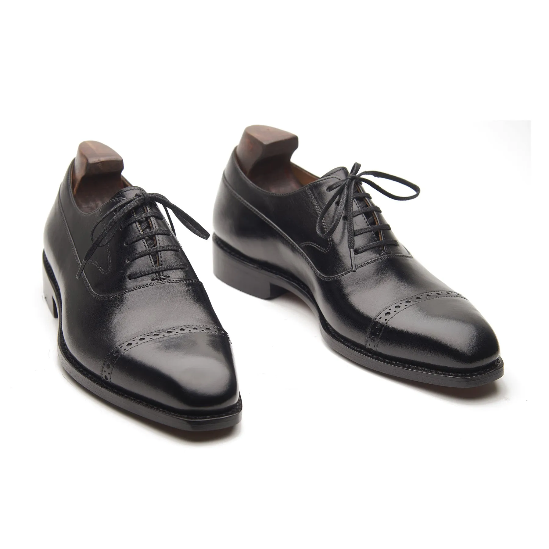 Richie, Quarter Brogue Balmoral - Black | Hand Welted | Classics Collection
