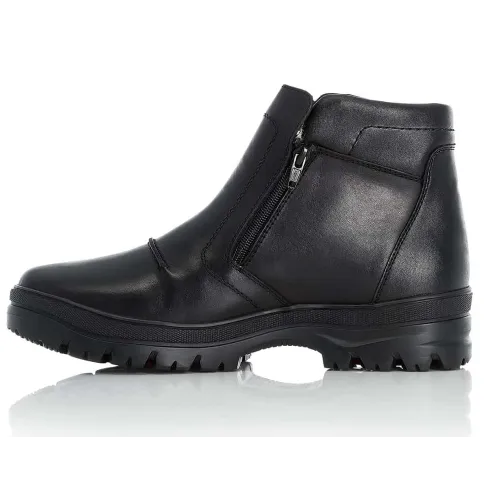 Rieker F5463-00 Mens Black Flip Grip Boots