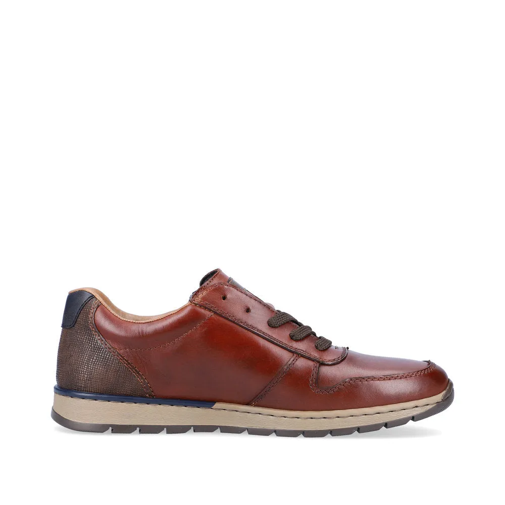 Rieker Men's Zip Sided Lace Up Sneaker