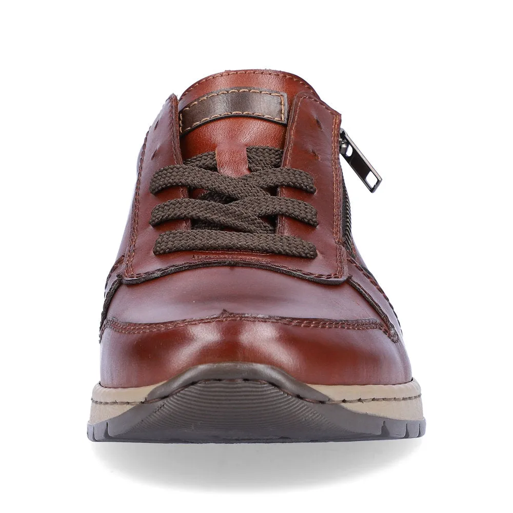 Rieker Men's Zip Sided Lace Up Sneaker