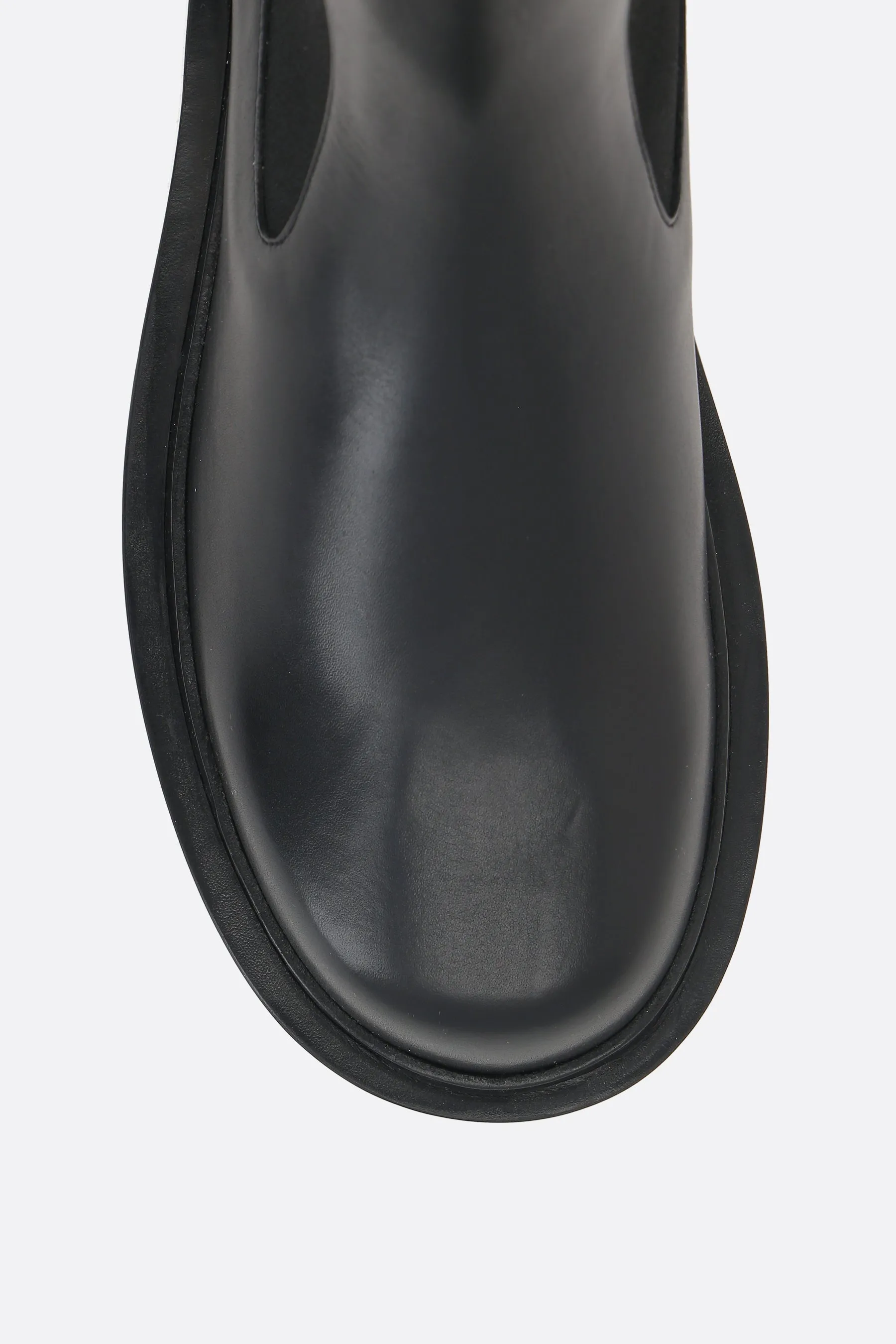 Semi-Shiny Chelsea Boots