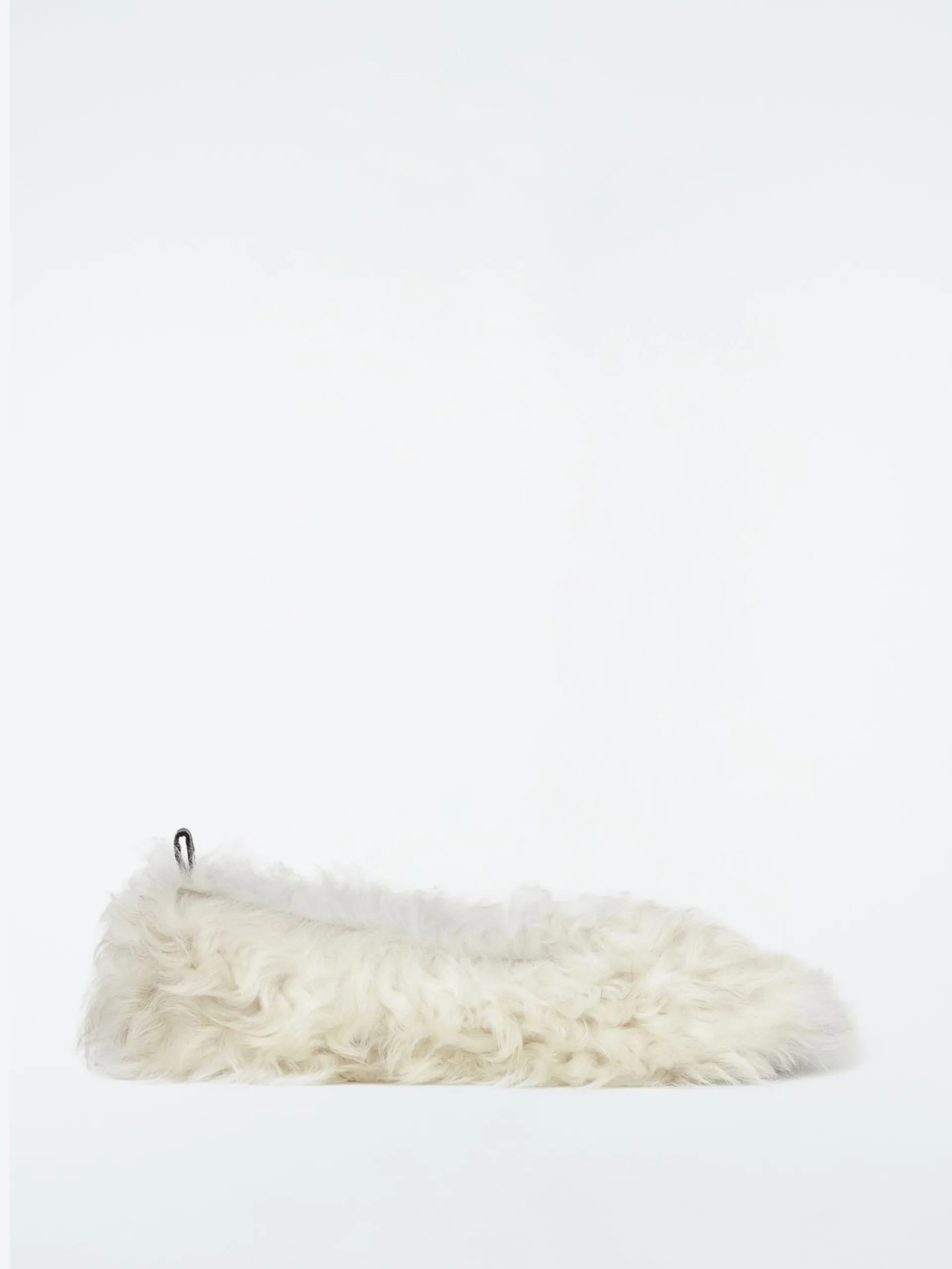 The shearling ballet flats